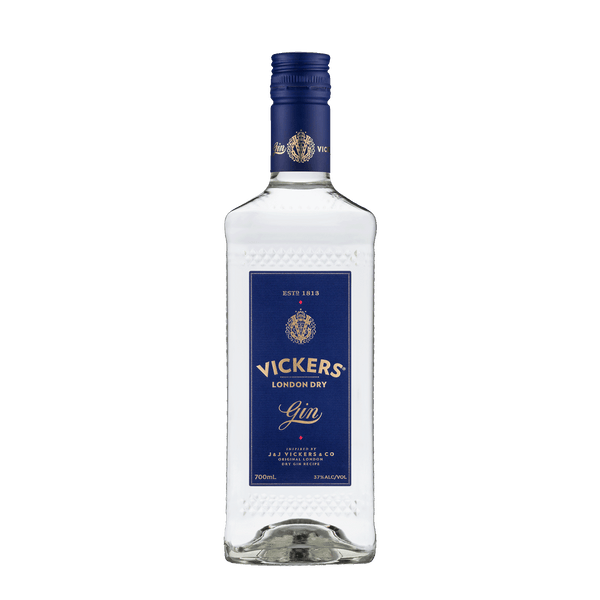 Vickers London Dry Gin, 700ml 37% Alc. - Gin