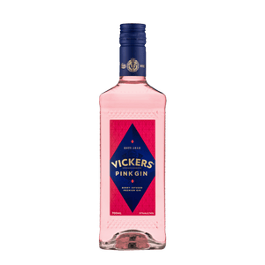 Vickers Pink Gin, 700ml 37% Alc. - Gin