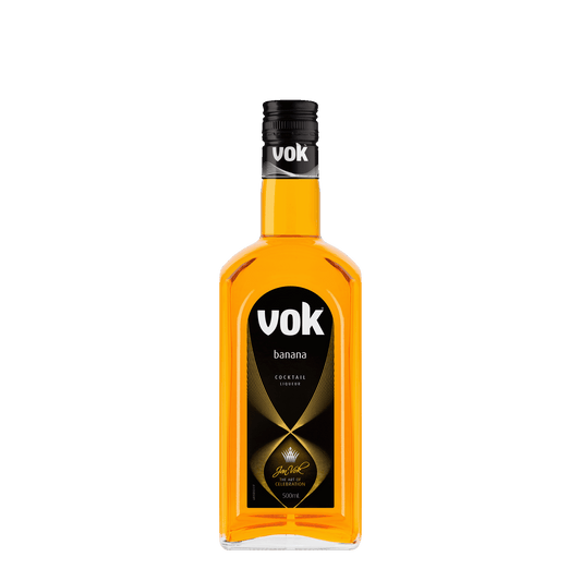 Vok Banana Liqueur, 500ml 17% Alc. - liqueurs