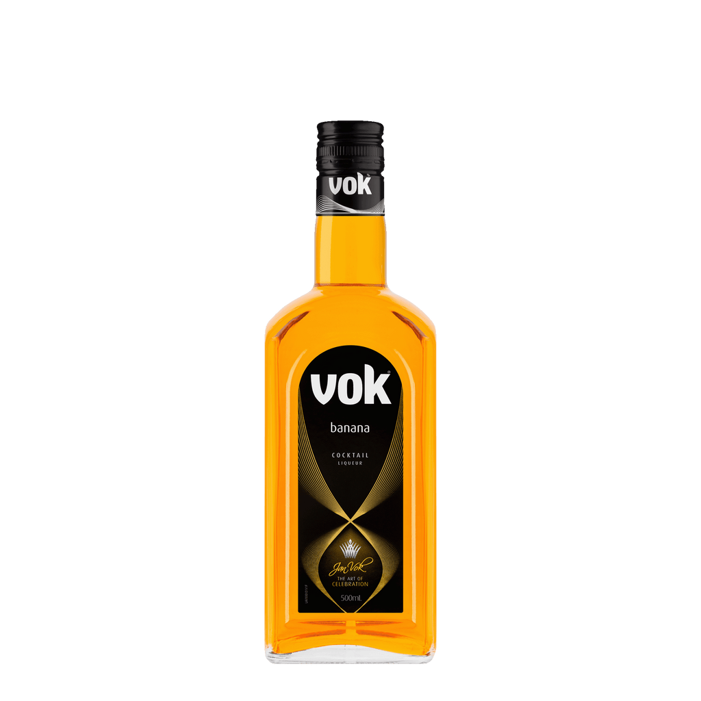 Vok Banana Liqueur, 500ml 17% Alc. - liqueurs