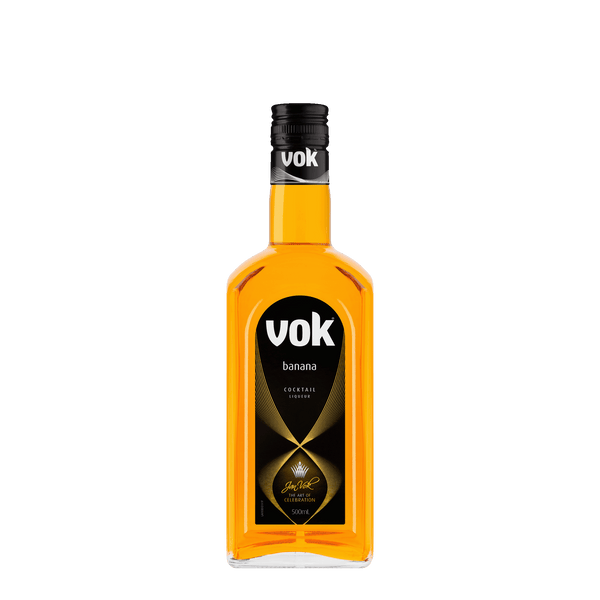 Vok Banana Liqueur, 500ml 17% Alc. - liqueurs
