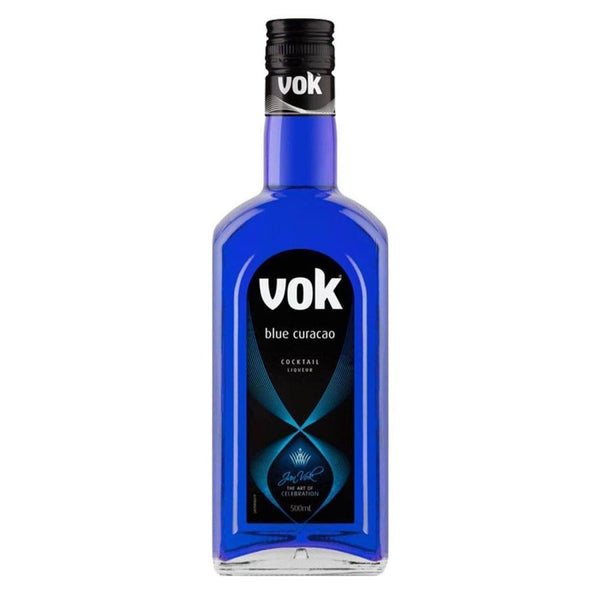 Vok Blue Curacao Liqueur, 500ml 17% Alc. - Sippify