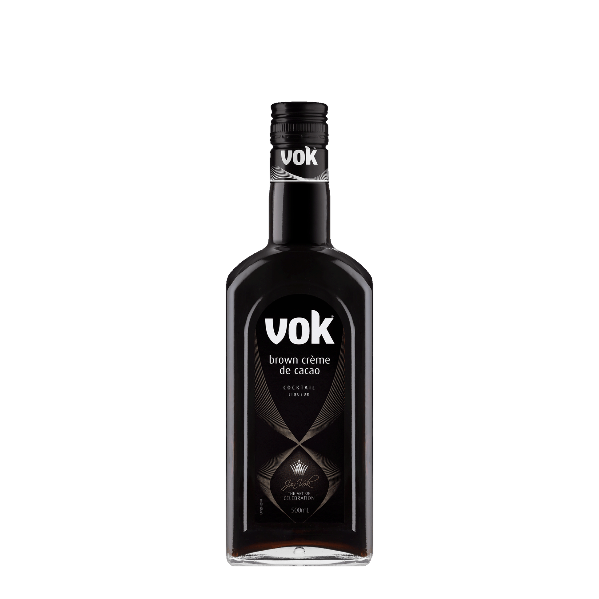 Vok Brown Crème de Cacao Liqueur 500ml 17% Alc. - Liqueur