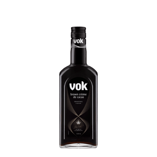 Vok Brown Crème de Cacao Liqueur 500ml 17% Alc. - Liqueur