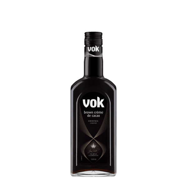 Vok Brown Crème de Cacao Liqueur 500ml 17% Alc. - Liqueur