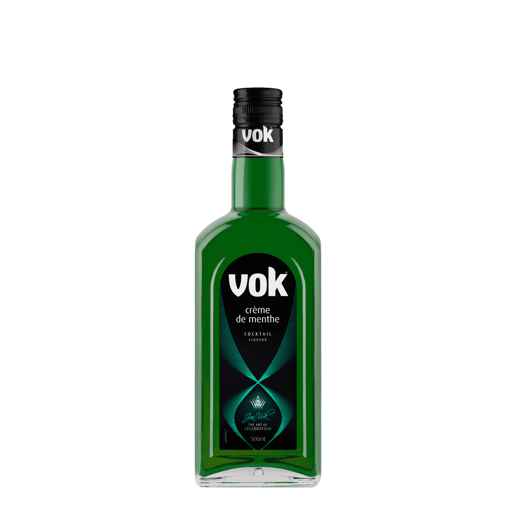 Vok Green Creme de Menthe Liqueur, 500ml 17% Alc. - Liqueurs