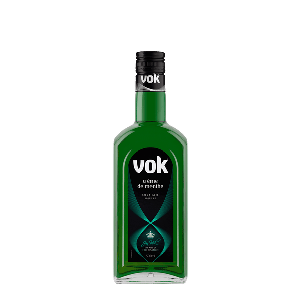 Vok Green Creme de Menthe Liqueur, 500ml 17% Alc. - Liqueurs