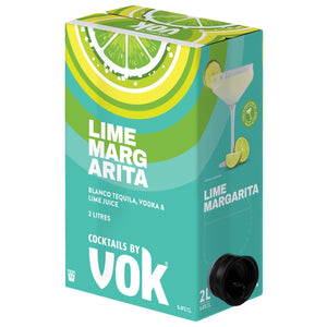 Vok Lime Margarita Ready to Serve Cocktails 2Lt 5% Alc.