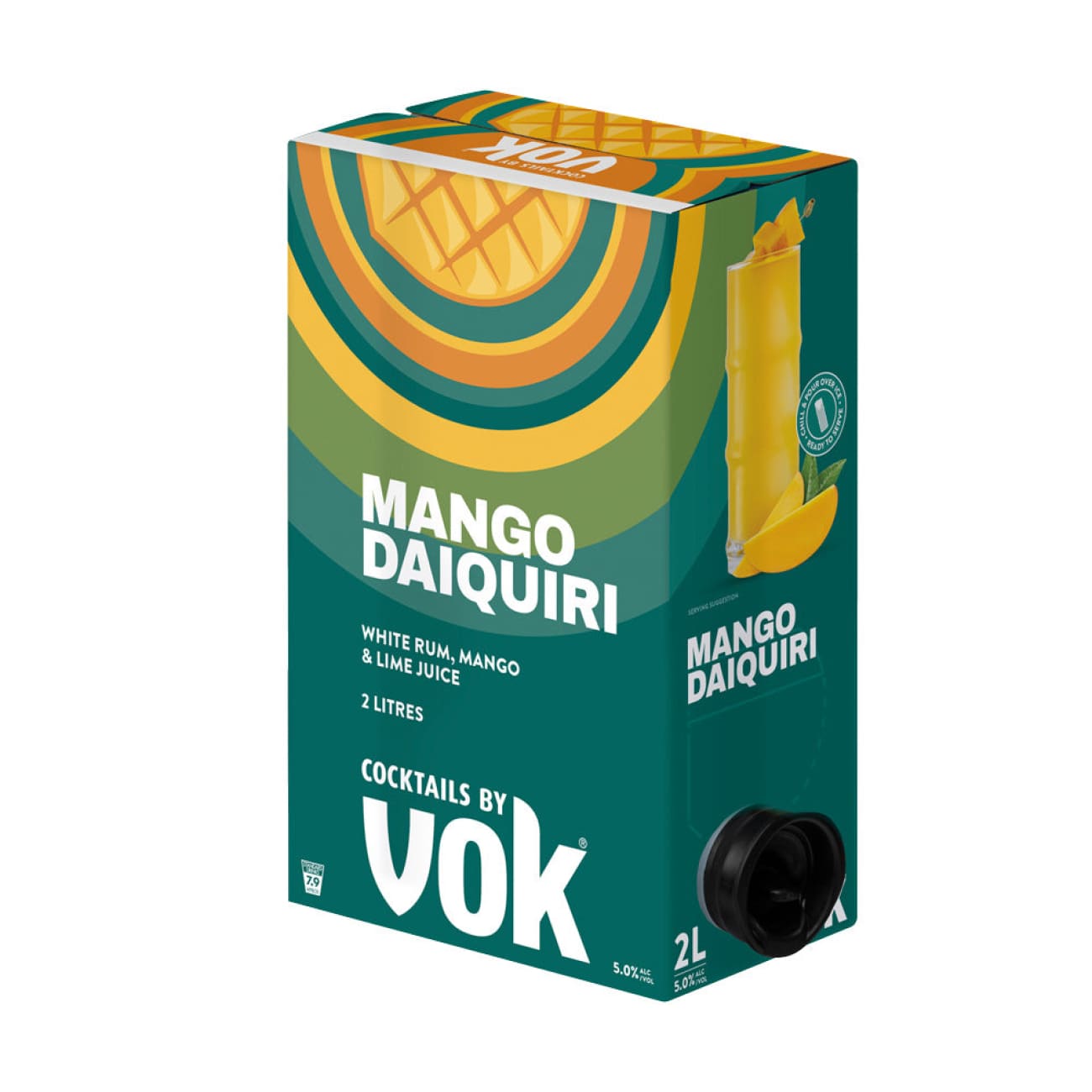Vok Mango Daiquiri Ready to Serve Cocktails 2Lt 5% – Sippify
