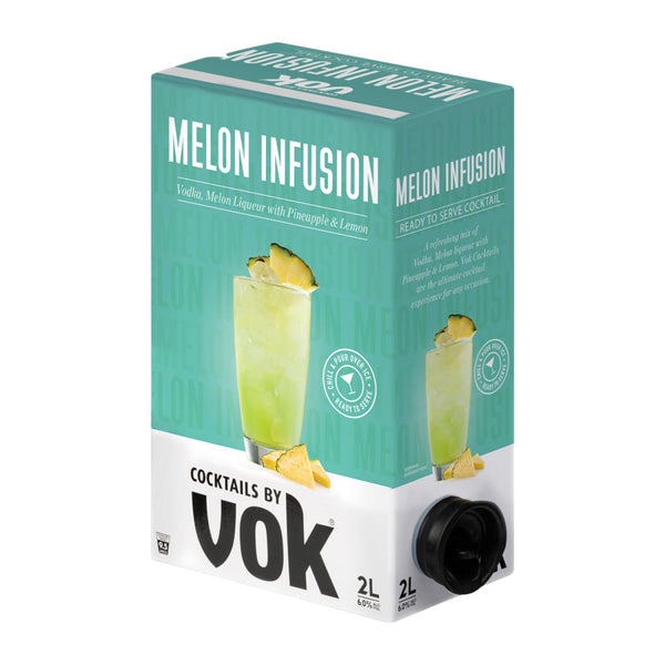 Vok Melon Infusion Ready to Serve Cocktails 2Lt 6% Alc. -