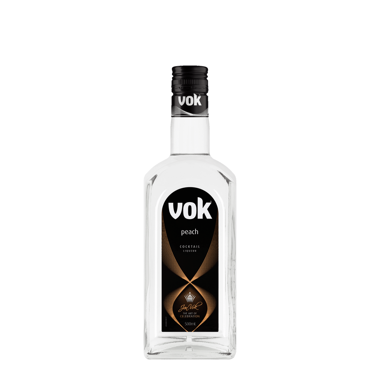 Vok Peach Liqueur, 500ml 17% Alc. - Liqueurs