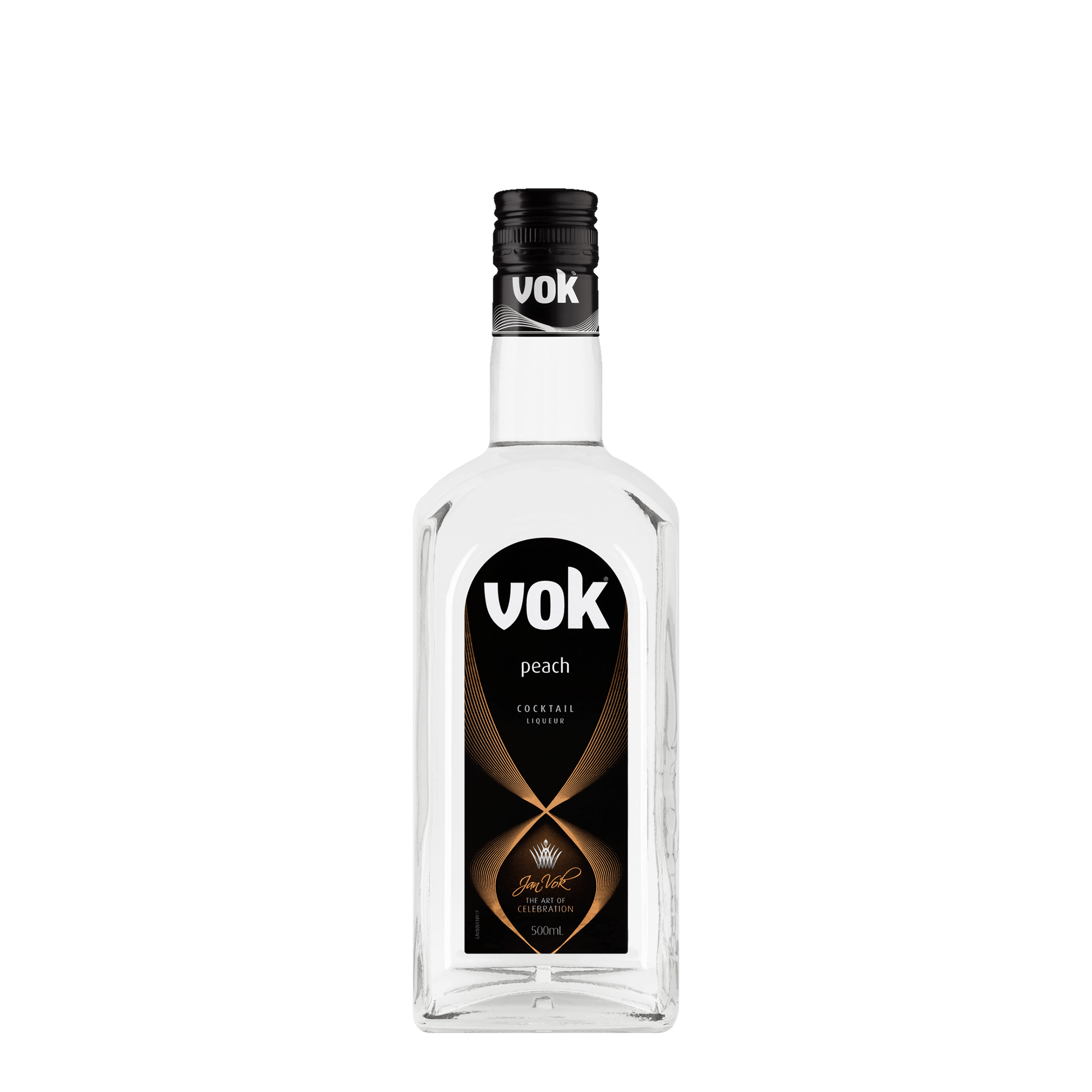 Vok Peach Liqueur, 500ml 17% Alc. - Liqueurs
