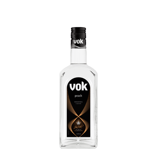 Vok Peach Liqueur, 500ml 17% Alc. - Liqueurs