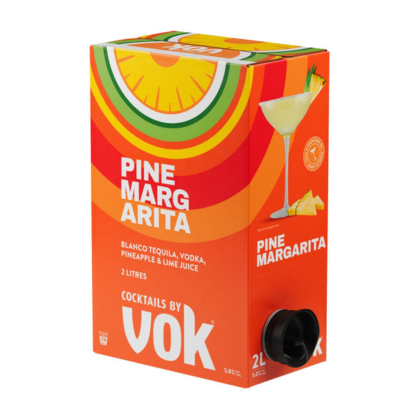 Vok Pineapple Margarita Ready to Serve Cocktails 2Lt 5%