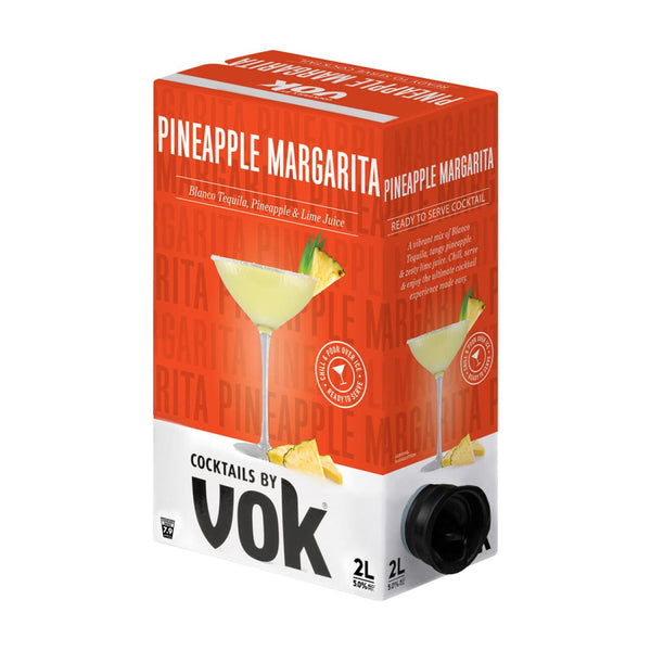 Vok Pineapple Margarita Ready to Serve Cocktails 2Lt 5% Alc.