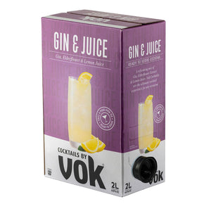 Vok Ready to Serve Cocktails Gin & Juice, 2Lt 6% Alc. - Sippify