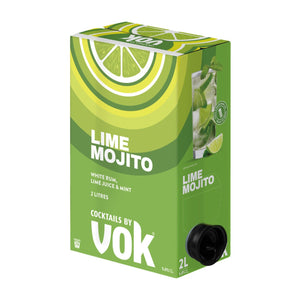 Vok Ready to Serve Cocktails Lime Mojito 2Lt 5% Alc - Ready