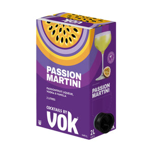 Vok Ready to Serve Cocktails Passion Martini 2Lt 5% Alc