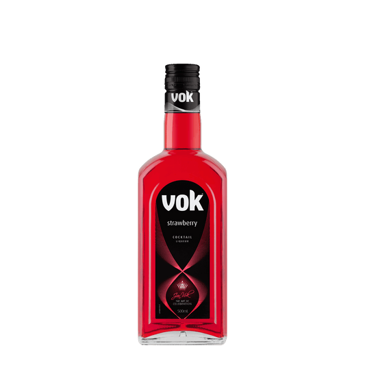 Vok Strawberry Liqueur, 500ml 17% Alc - Liqueurs