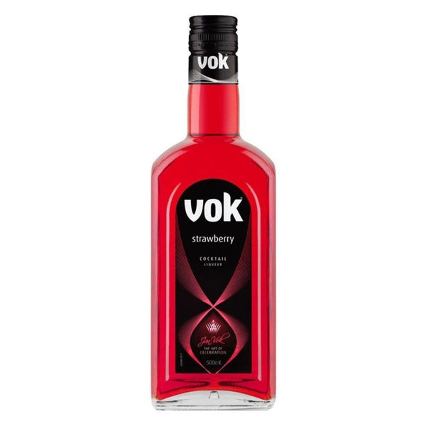 Vok Strawberry Liqueur, 500ml 20% Alc - Sippify