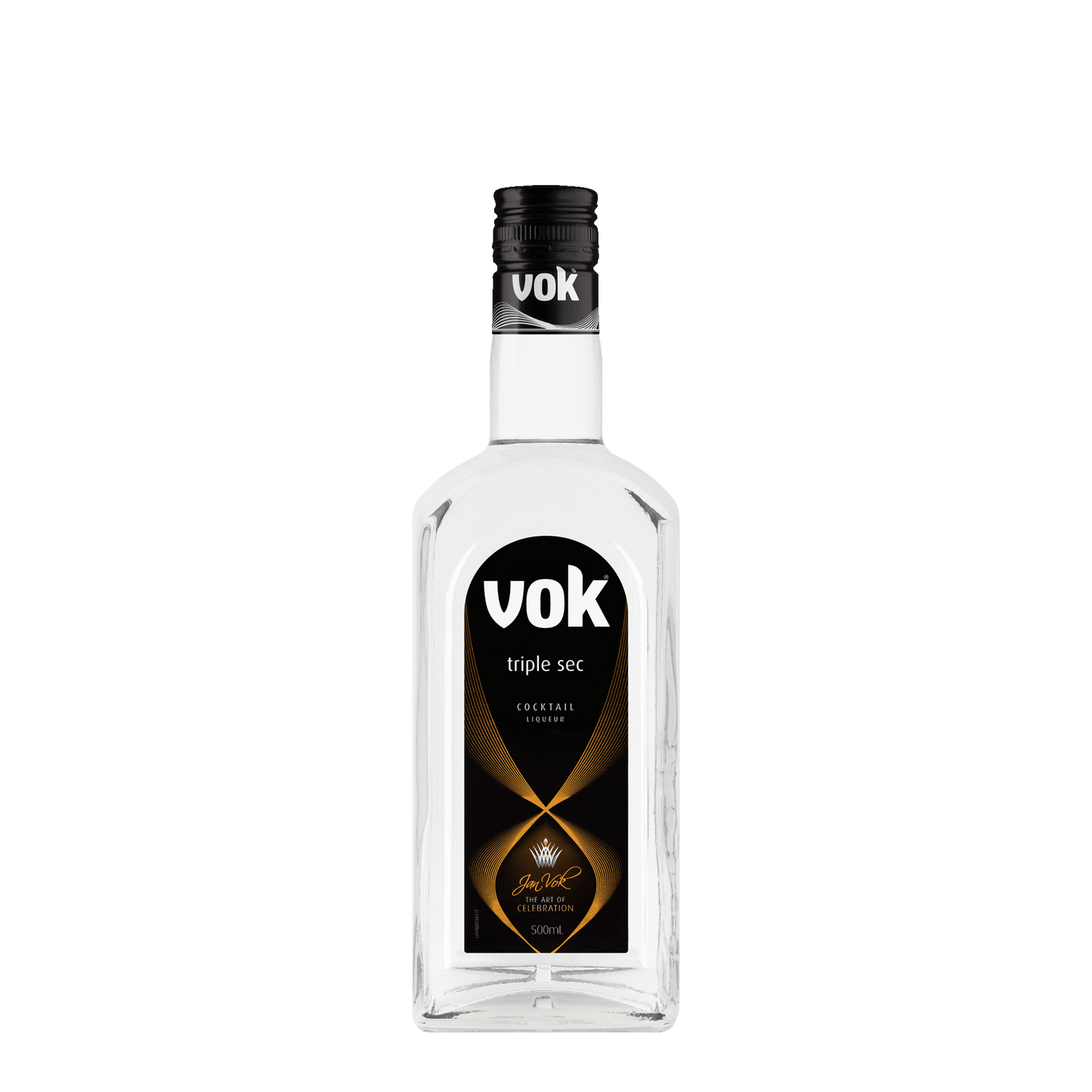 Vok Triple Sec Liqueur, 500ml 17% Alc. - Liqueurs
