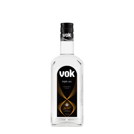 Vok Triple Sec Liqueur, 500ml 17% Alc. - Liqueurs
