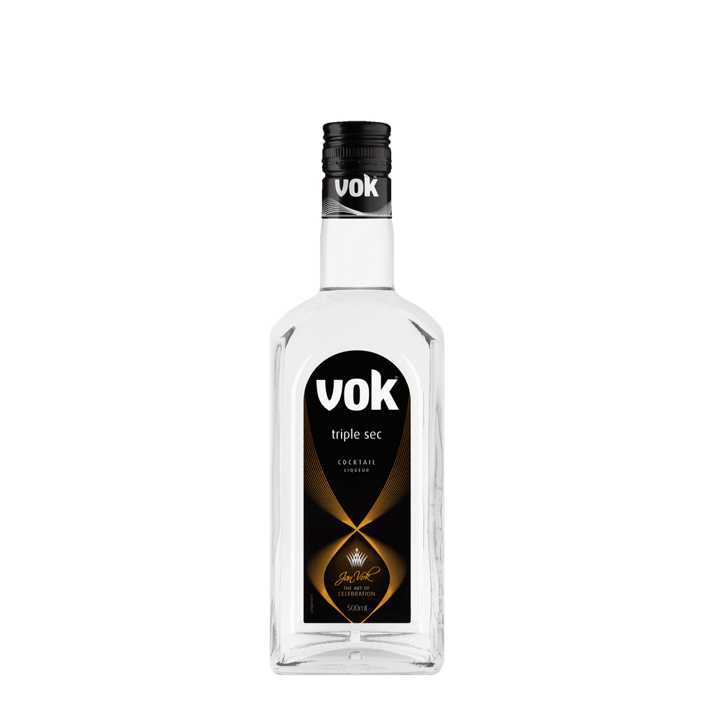 Vok Triple Sec Liqueur, 500ml 17% Alc. - Liqueurs