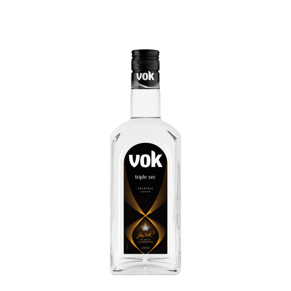 Vok Triple Sec Liqueur, 500ml 17% Alc. - Liqueurs