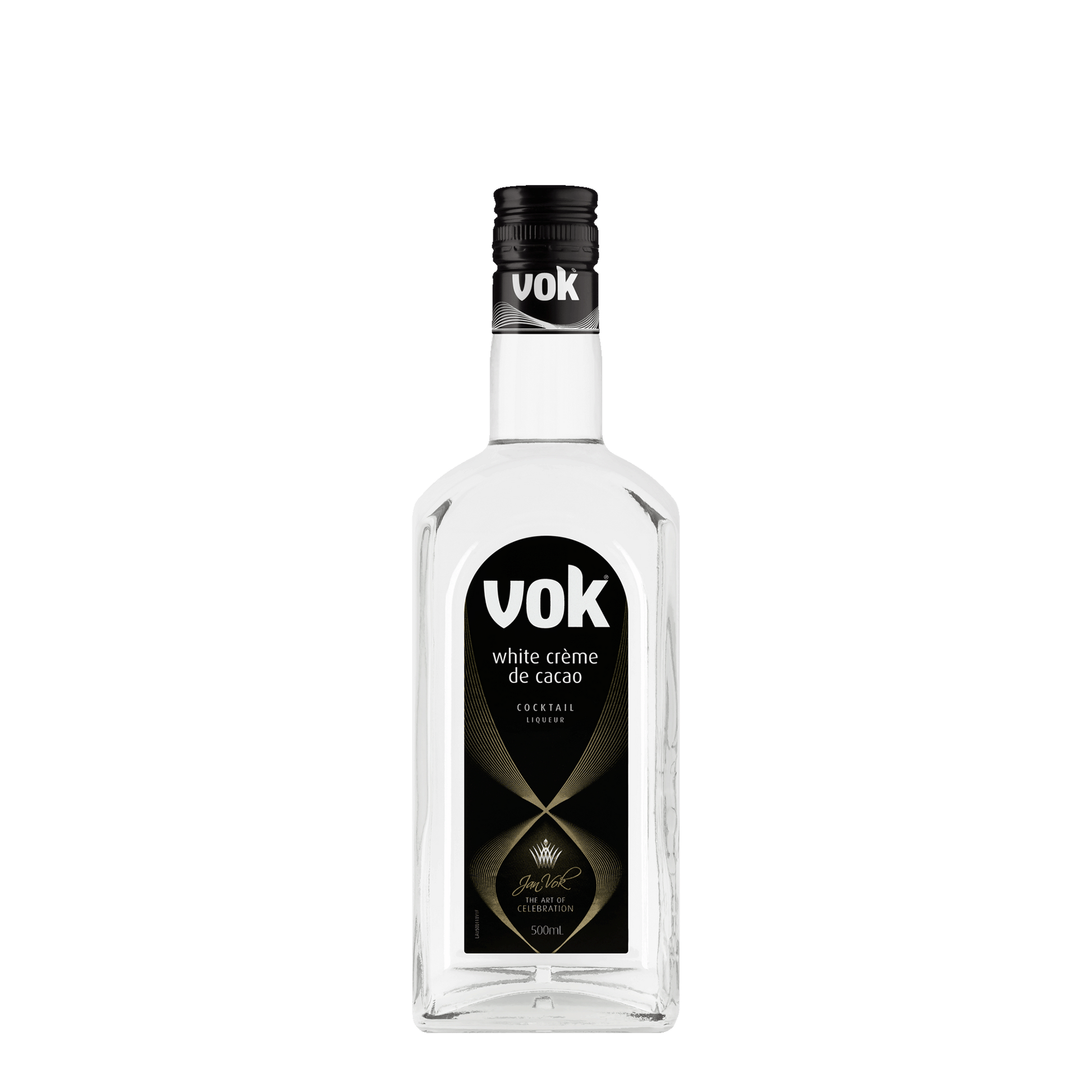 Vok White Creme de Cacao Liqueur, 500ml 20% Alc. - Liqueurs