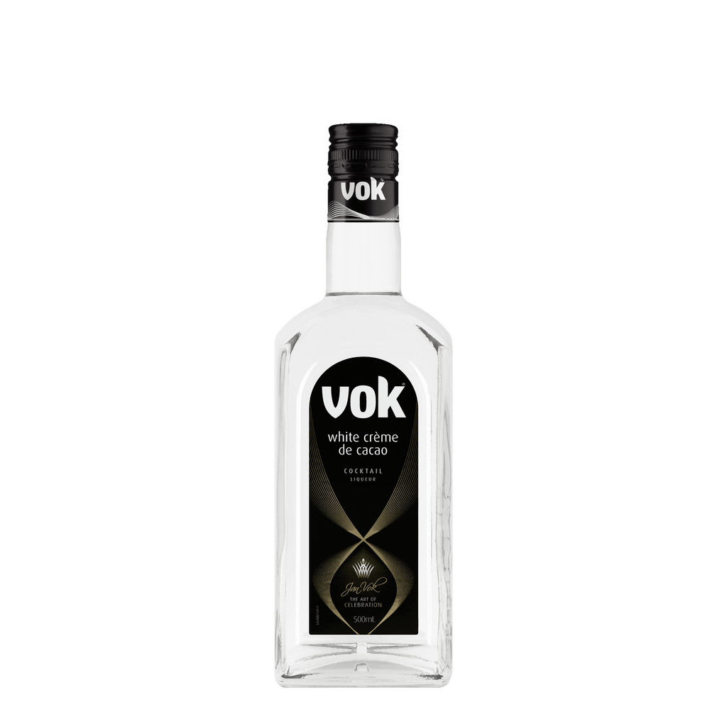 Vok White Creme de Cacao Liqueur, 500ml 20% Alc. - Liqueurs
