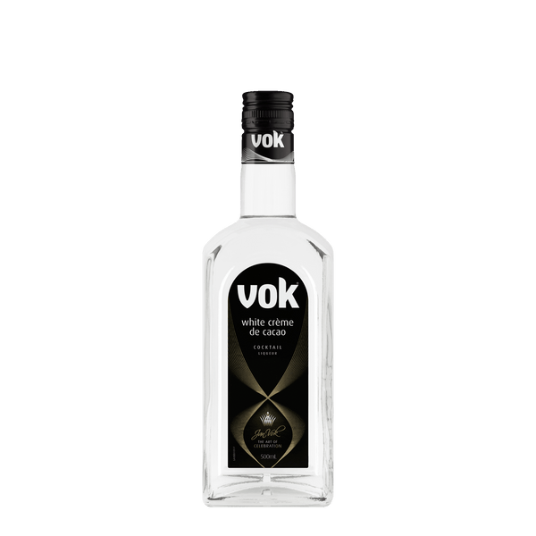 Vok White Creme de Cacao Liqueur, 500ml 20% Alc. - Liqueurs