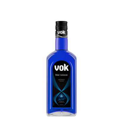 Vok Blue Curacao Liqueur, 500ml 17% Alc. - Liqueurs