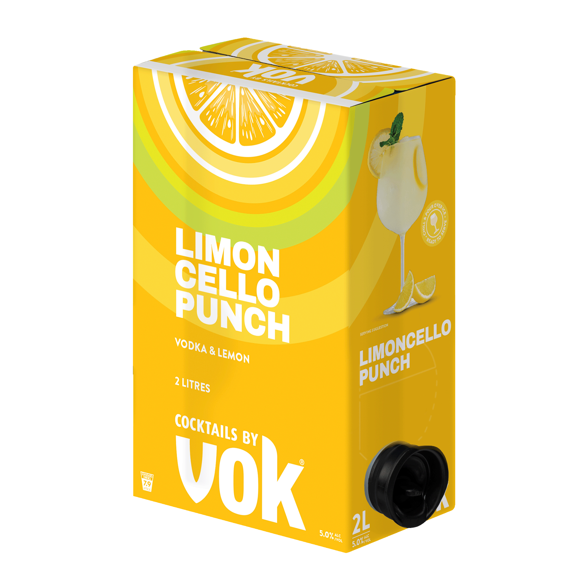 Vok Limoncello Punch Ready to Serve Cocktails 2Lt 5% Alc. – Sippify