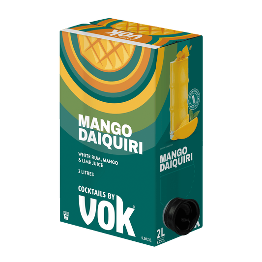 Vok Mango Daiquiri Ready to Serve Cocktails, 2Lt 5% Alc. - Liquor