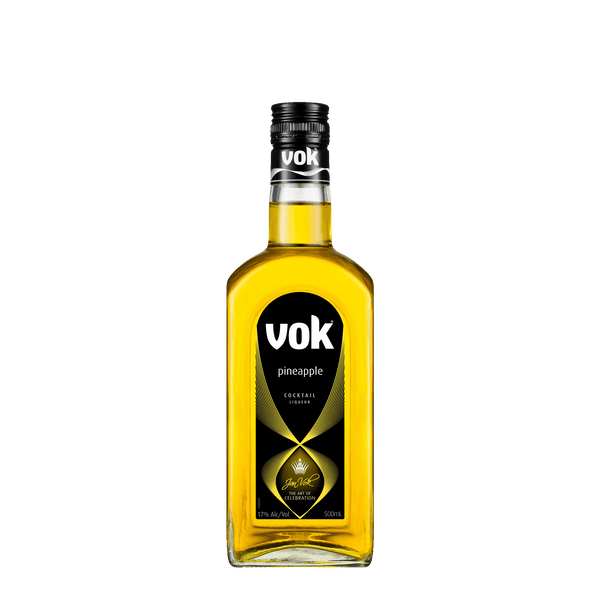Vok Pineapple Liqueur, 500ml 17% Alc. - Liqueurs
