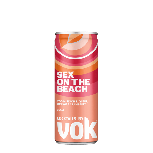 Cocktails by VOK Sex On The Beach, 250ml 4% Alc - Premixed
