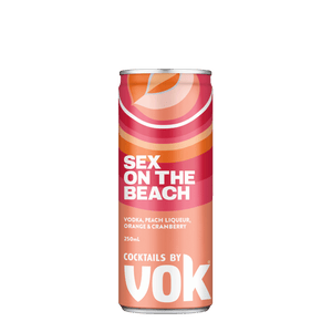 Cocktails by VOK Sex On The Beach, 250ml 4% Alc - Premixed