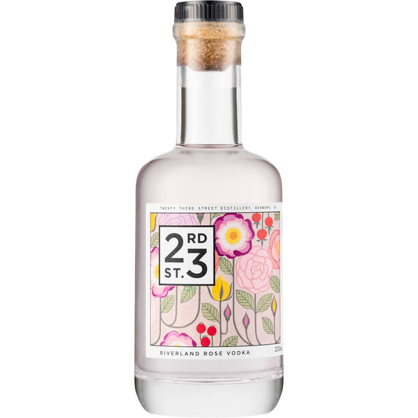 23rd Street Distillery Rose Vodka, 200ml 40% alc. - Sippify