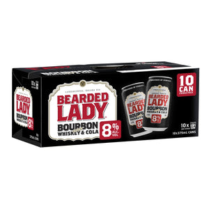 Bearded Lady Bourbon & Cola 10 pack 375ml 8% Alc. - Bourbon