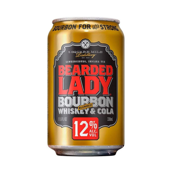 Bearded Lady Bourbon & Cola, 330ml 12% Alc. - Sippify