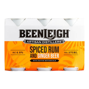 Beenleigh Artisan Distillers Spiced Rum & Ginger Beer with Native Botanicals, 375ml 4% Alc - Sippify