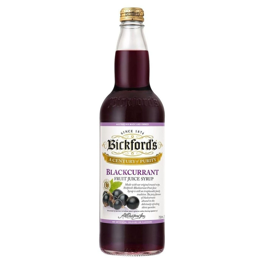 Bickford's Blackcurrant Fruit Juice Syrup, 750ml - Sippify