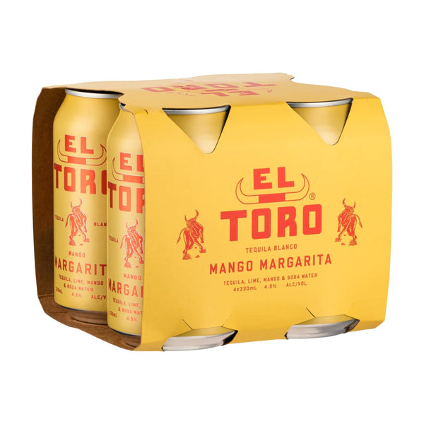 El Toro Lime Mango Margarita, 330ml 4.5% Alc. - Sippify